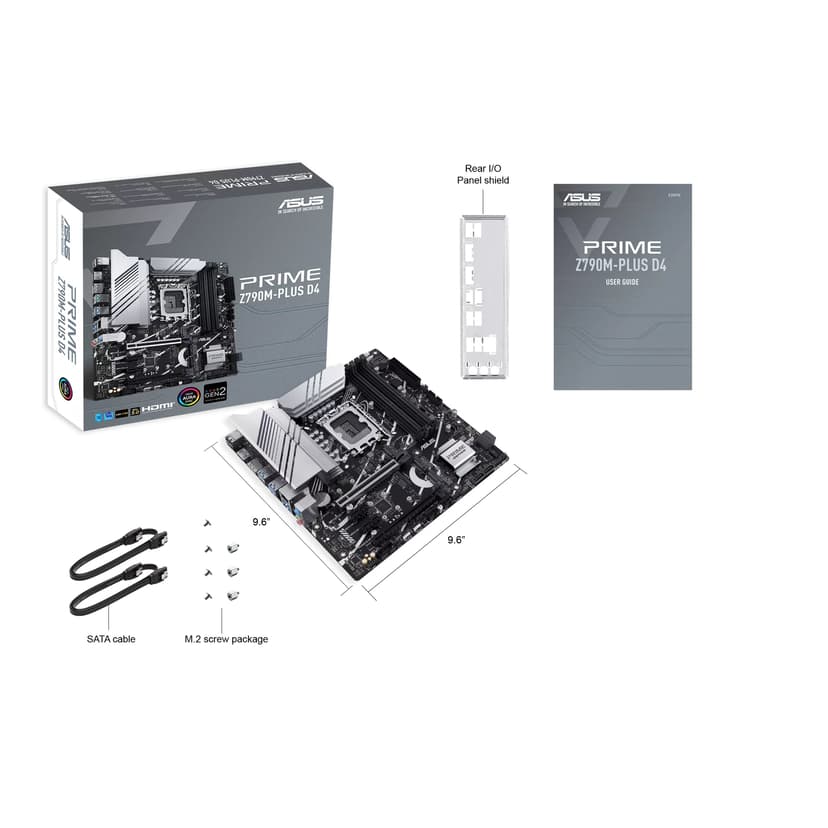 ASUS Prime Z790M-Plus D4 DDR4 Mikro ATX Hovedkort