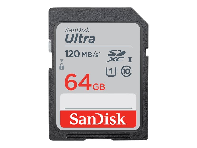 SanDisk Ultra 64GB SDXC UHS-I -muistikortti