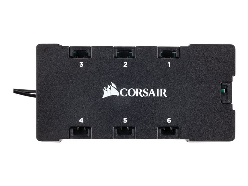 Corsair LL120 RGB Triple Pack + Lighting Node PRO Tuuletin Musta, Valkoinen