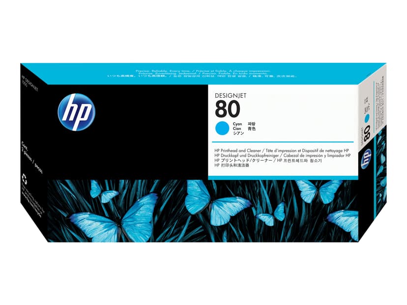 HP Printhead No.80 Cyan DJ 1050C/1055CM