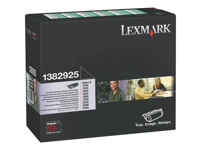 Lexmark Toner Svart 17k - S125X/1650/1855 PREBAT