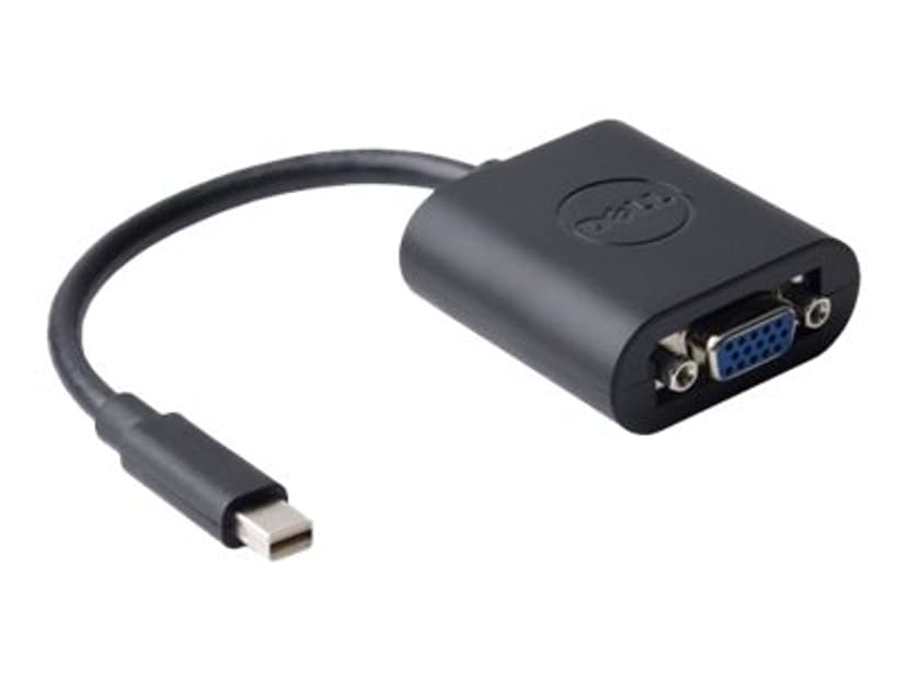 Dell Mini DisplayPort to VGA Adapter 0.203m Mini DisplayPort Uros 15 pin HD D-Sub (HD-15) Naaras