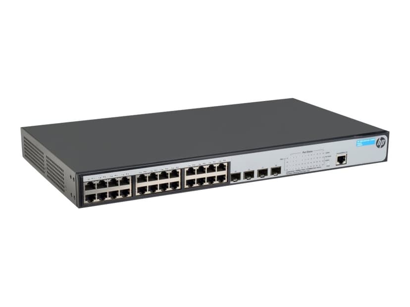 HPE OfficeConnect 1920 24xGbit, SFP PoE+ 180W Web-mgd Switch