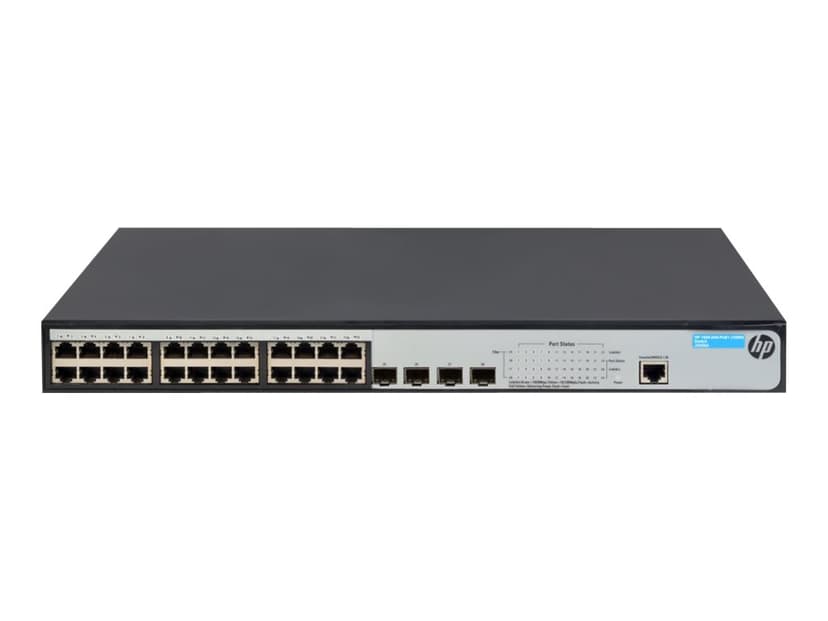 HPE OfficeConnect 1920 24xGbit, SFP PoE+ 180W Web-mgd Switch