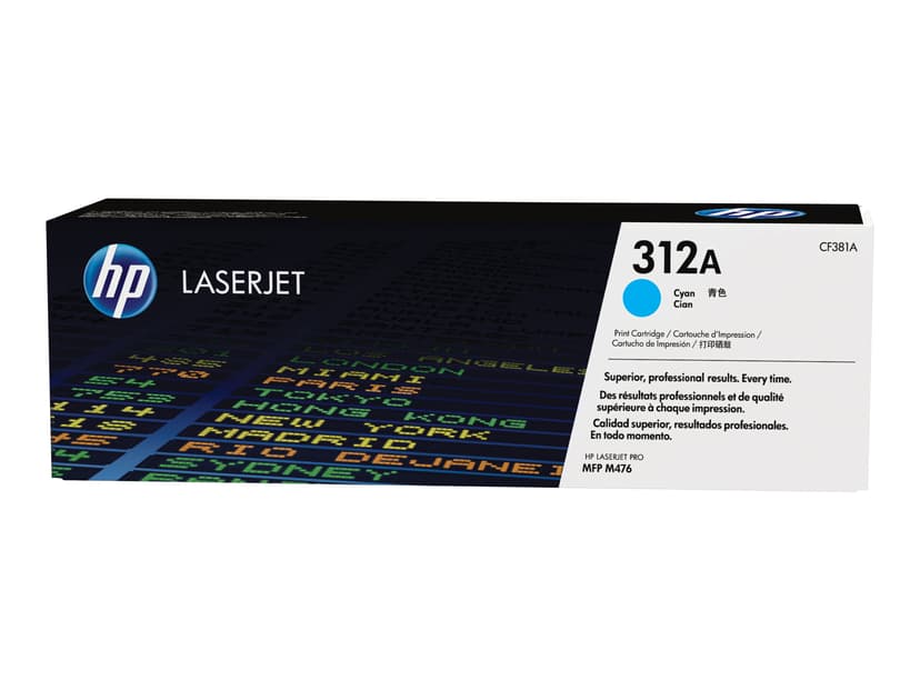 HP Toner Cyan 312A 2.7K - CF381A