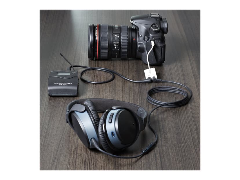 Startech White Slim Mini Jack Headphone Splitter Cable 3.5 to 2x 3.5mm 0.152m Mini-phone stereo 3.5 mm Naaras Mini-phone stereo 3.5 mm Uros