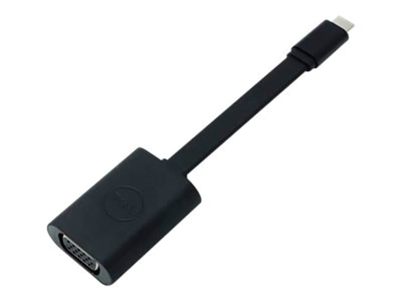 Dell USB-C To VGA Adapter USB Type-C VGA (D-Sub) Musta