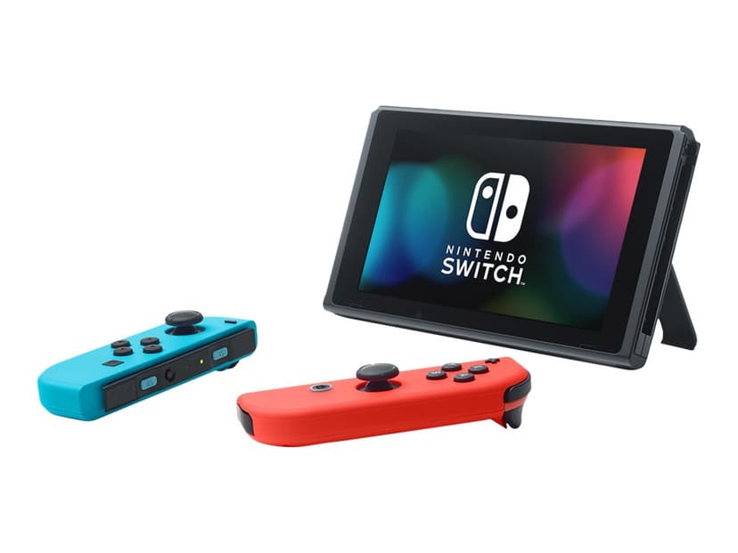 symmetri åbning pisk Nintendo Switch Joy-Con Pair Neon Red/Blue Blå, Rød (212002) | Dustinhome.dk