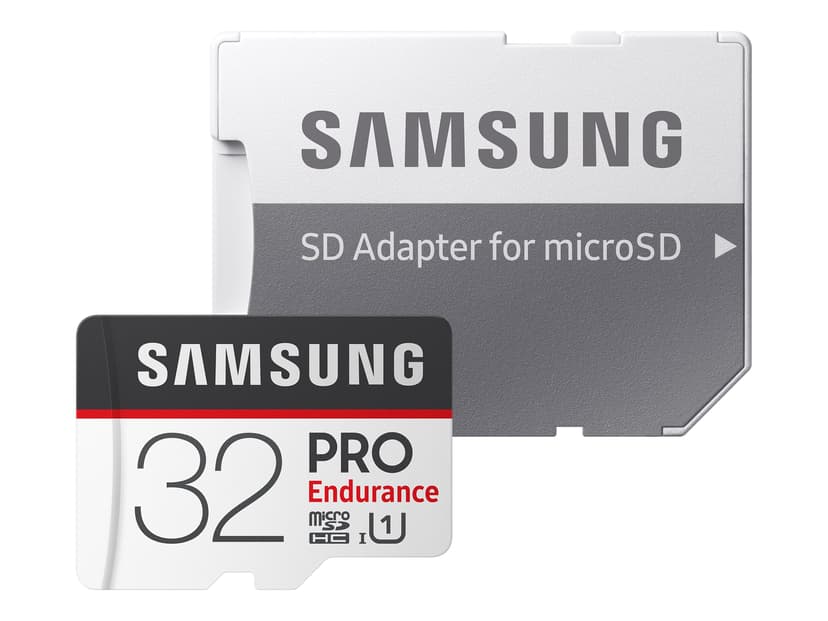 Samsung PRO Endurance 32GB microSDHC UHS-I minneskort