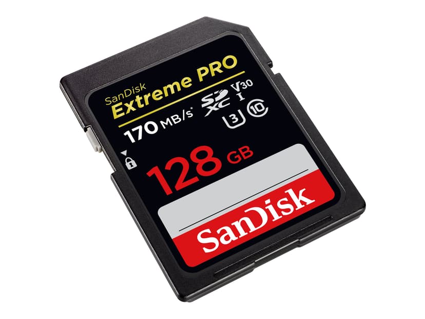 SanDisk Extreme Pro 128GB SDXC UHS-I minneskort