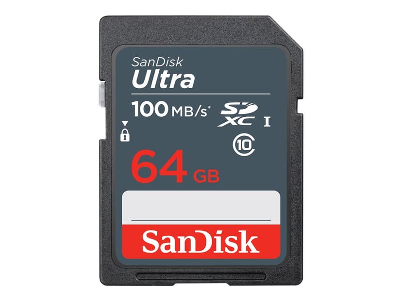 SanDisk Sdxc Ultra Uhs U1 A1 100MB/S 64GB 64GB SDXC UHS-I -muistikortti