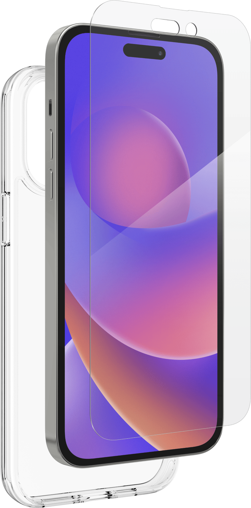 Zagg InvisibleShield Glass Elite 360 iPhone 14 Pro Max Läpinäkyvä