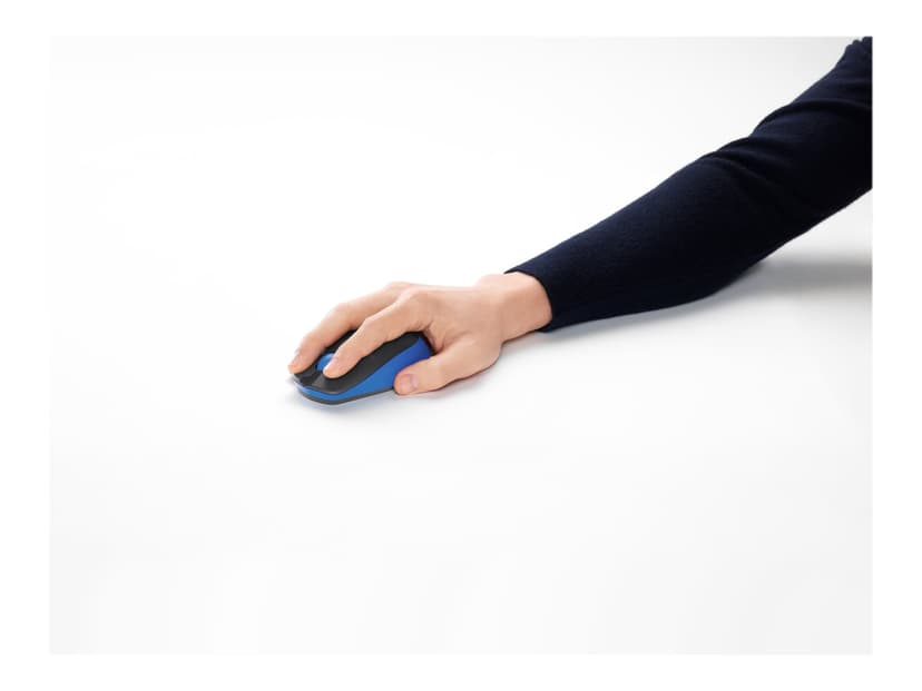 Logitech M190 Full-Size Wireless Mouse - Blue Trådlös 1000dpi Mus Blå