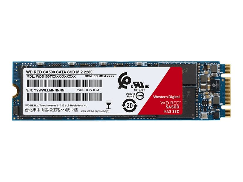 WD Red SA500 NAS SSD 1000GB M.2 Serial ATA III