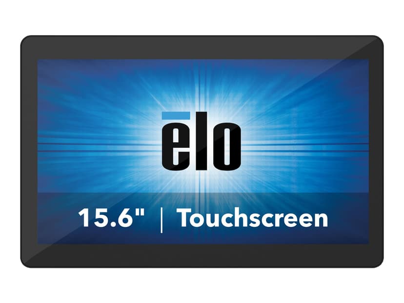 Elo I-serie 2.0 15.6" Touch FHD Cel 4/128gb SSD Win 10 Musta