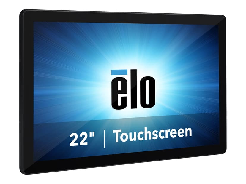 Elo I-Series 2.0 Windows 10 21,5" FHD Core i5 5 Gt / 128 Gt Touch Musta