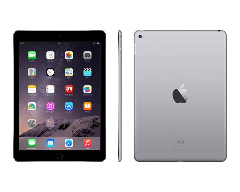 Apple Ipad Air 2 Wi-FI Rymdgrå (MGL12KN/A) | Dustin.se
