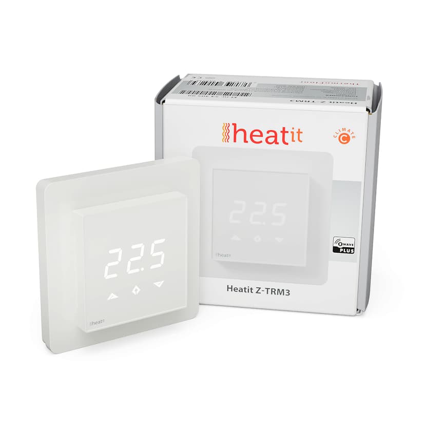 Heatit Z-TRM3 Thermostat 3600W 16A White