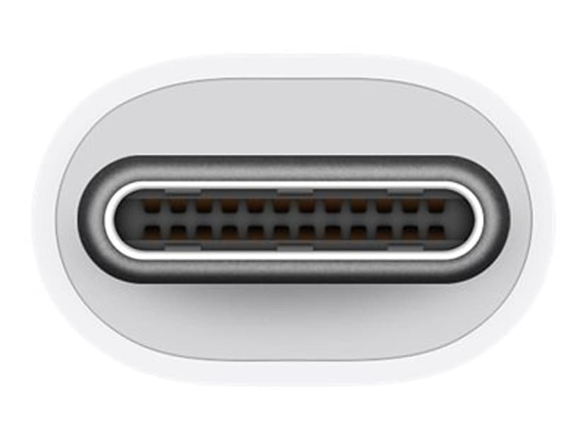 Apple USB-C Digital A/V Multiport-Adapteri 24 pin USB-C Uros 24 pin USB-C (power only), 4 nastan USB- A, HDMI Tyyppi A Naaras