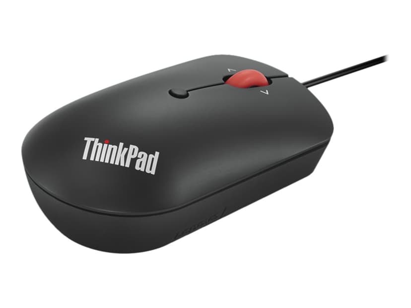 Lenovo ThinkPad Compact Kabling 2400dpi Mus Rød, Sort