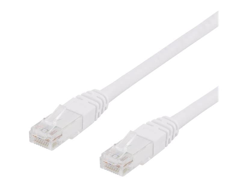 Deltaco Koblingskabel RJ-45 RJ-45 CAT 6 0.5m Hvit