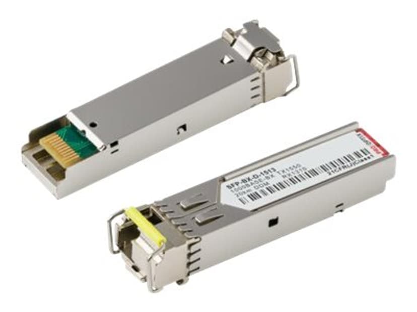 Pro Optix SFP (mini-GBIC) lähetin-vastaanotin-moduuli (vastaavuus: Cisco GLC-BX-D-1513-20) Gigabit Ethernet