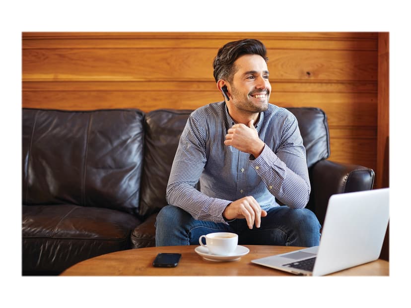 Jabra STEALTH UC (MS) Hodesett Skype for Business Grå, Sølv