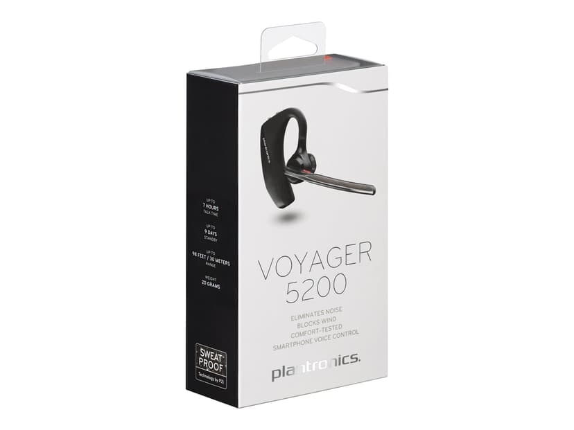 Poly Voyager 5200 Kuuloke + mikrofoni Mono Musta