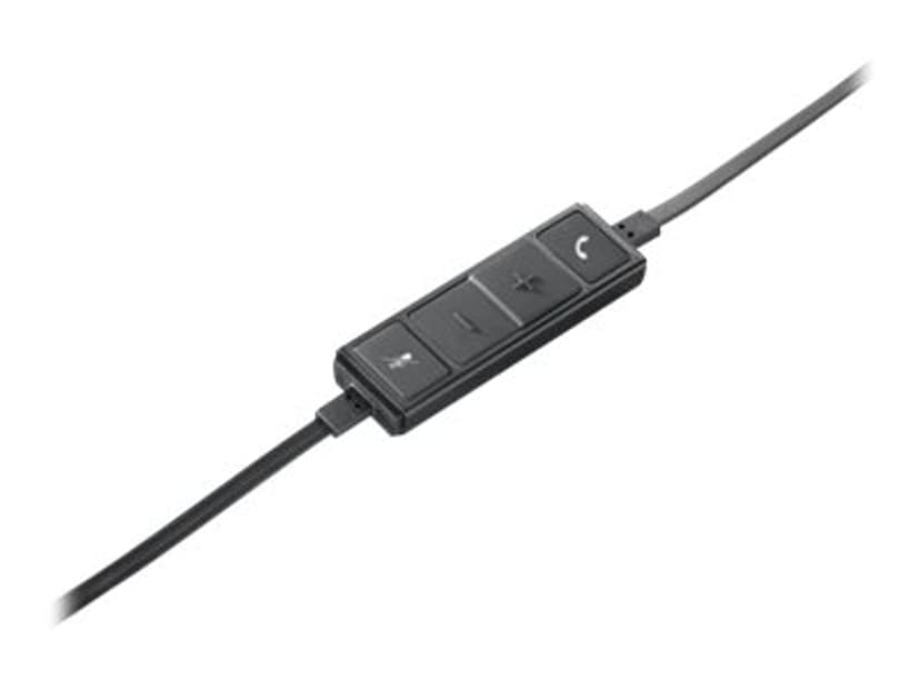 Logitech USB H650e Kuuloke + mikrofoni Mono Musta