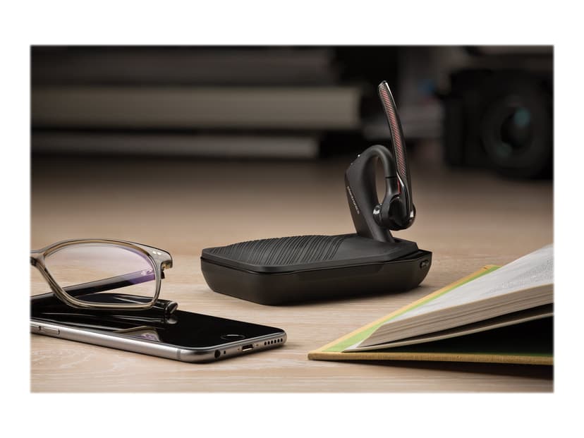 Poly Voyager 5200 UC Kuuloke + mikrofoni Microsoft Teamsille Mono Musta