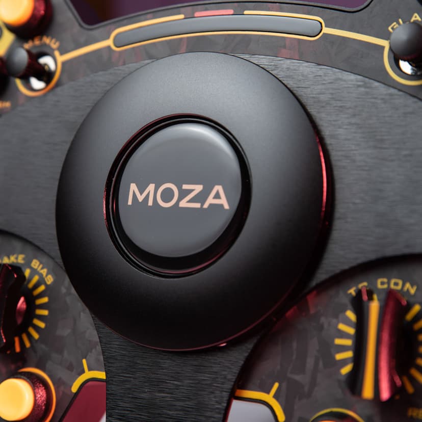 Moza Racing RS Steering Wheel - D-Shape Leather Version