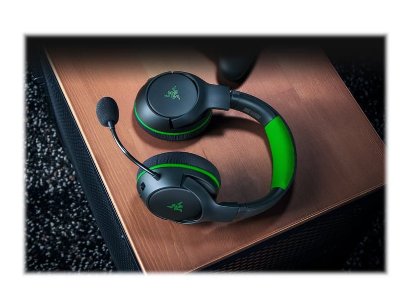 Razer Kaira Gaming Headset Kuuloke + mikrofoni Stereo Musta, Vihreä