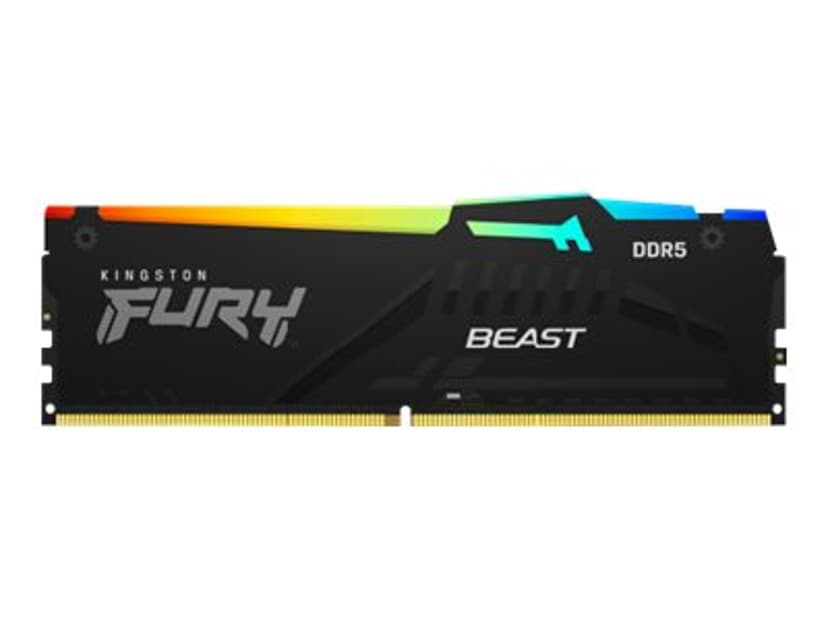Kingston FURY Beast RGB 64GB 5200MHz CL40 DDR5 SDRAM DIMM 288-pin
