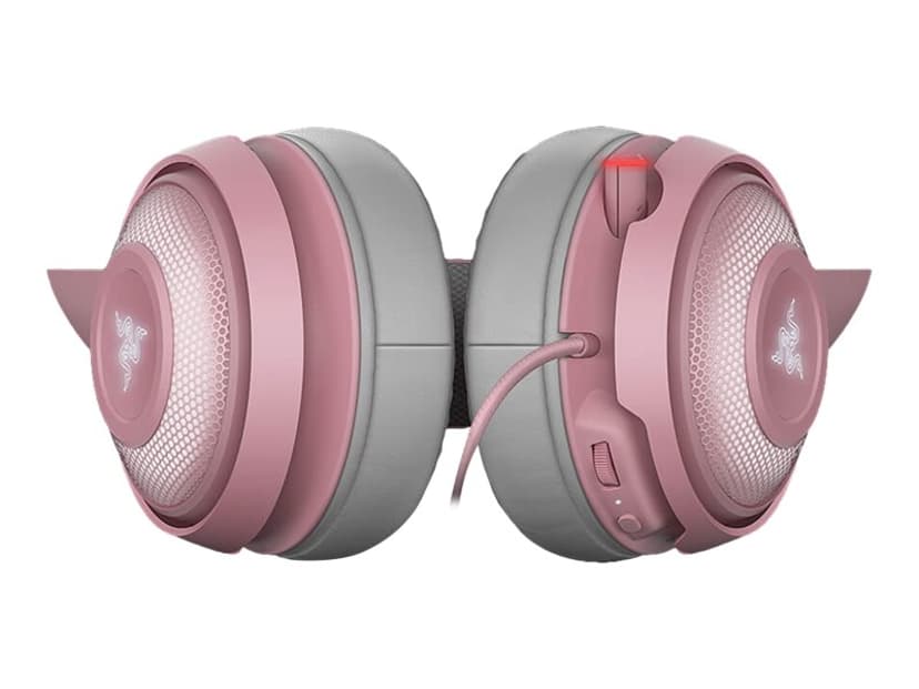 Razer Kraken Kitty Edition Gaming Headset Harmaa, Vaaleanpunainen