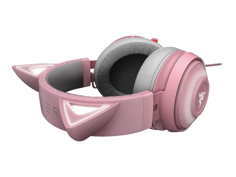 Razer Kraken Kitty Edition Gaming Headset Harmaa, Vaaleanpunainen