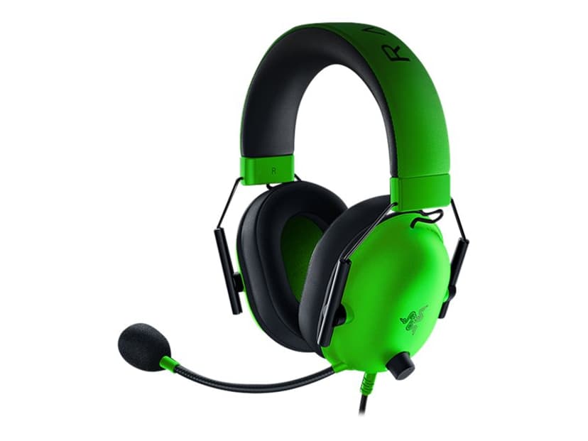 Razer Blackshark V2 X Gaming Headset Headset 3,5 mm kontakt Stereo Grön
