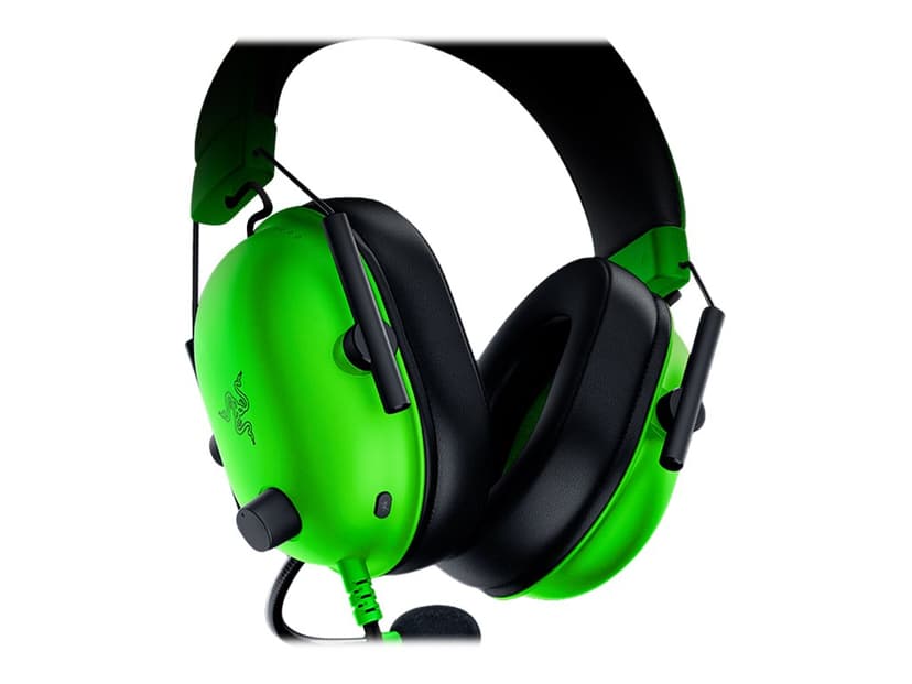 Razer Blackshark V2 X Gaming Headset Headset 3,5 mm kontakt Stereo Grön