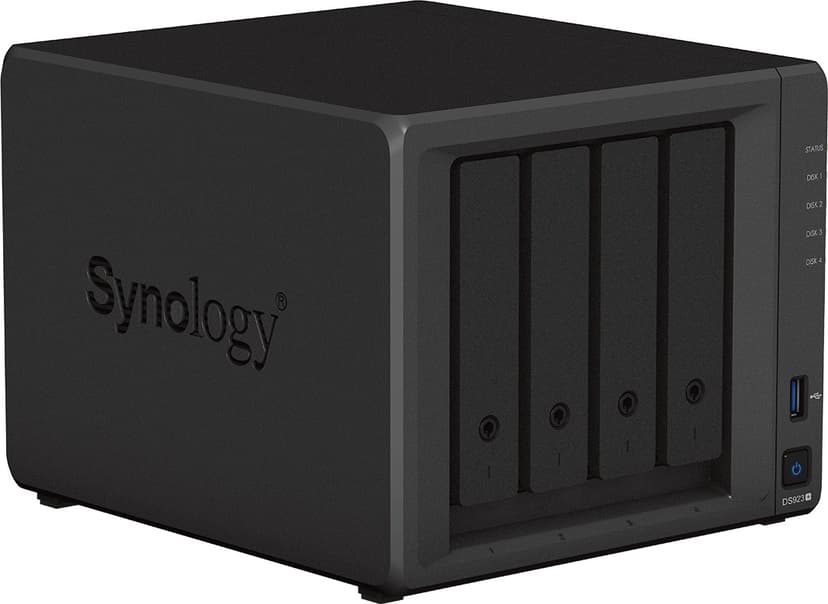 Synology DS923+ med 4st förinstallerade 4TB-diskar (16TB) 16TB