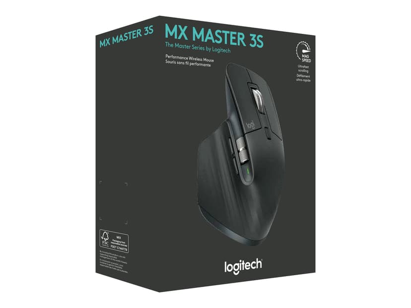 Logitech MX Master 3S Logi Bolt Trådlös 8000dpi Mus Svart
