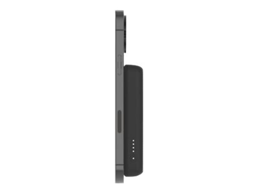Belkin BoostCharge Magnetic Wireless Power Bank + Stand 5000milliampere hour Musta