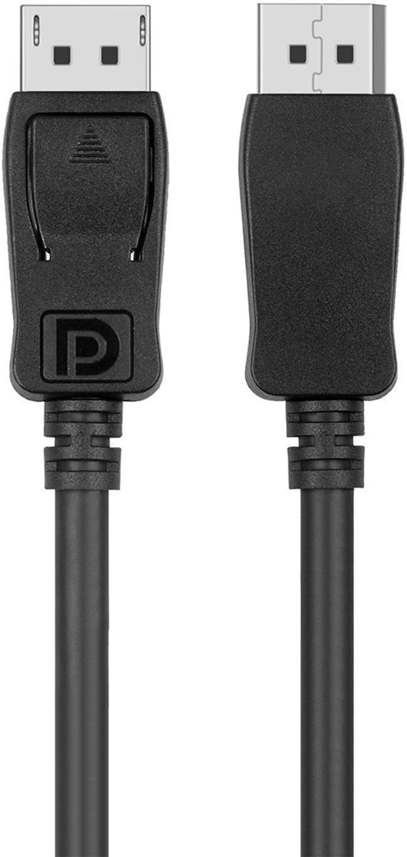 Prokord Cable Displayport 1.4 - Displayport 1.0M Black 1m DisplayPort Uros DisplayPort Uros