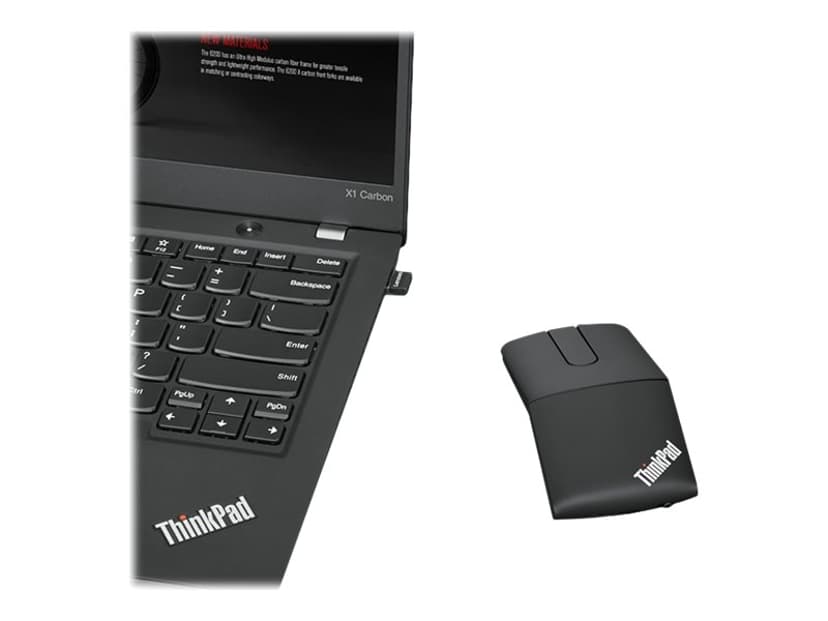 Lenovo ThinkPad X1 Trådlös 1600dpi Mus Svart