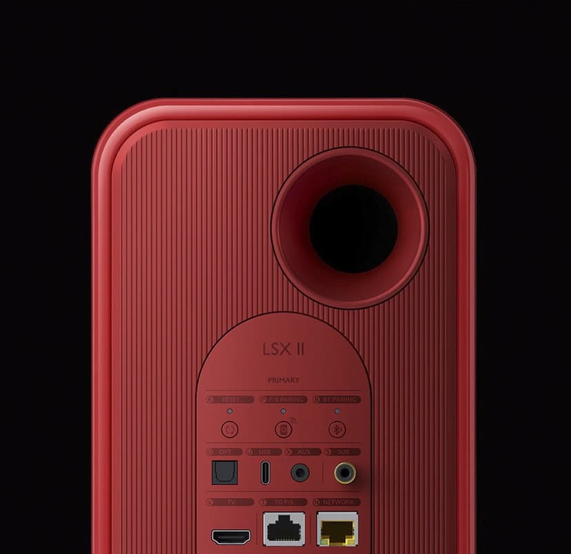 KEF LSX II Punainen