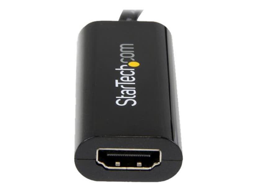 Startech .com Slanke USB 3.0 naar HDMI externe videokaartadapter voor meerdere schermen – 1920x1200 / 1080p 9-pins USB type A Male HDMI Type A Female Zwart