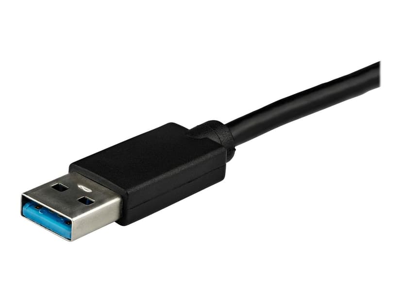 Startech .com Slanke USB 3.0 naar HDMI externe videokaartadapter voor meerdere schermen – 1920x1200 / 1080p 9-pins USB type A Male HDMI Type A Female Zwart