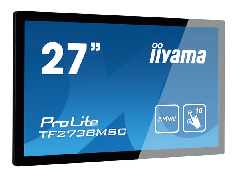 iiyama ProLite TF2738MSC-B2 27" Touch Open Frame FHD 16:9 27" 1920 x 1080pixels 16:9 IPS