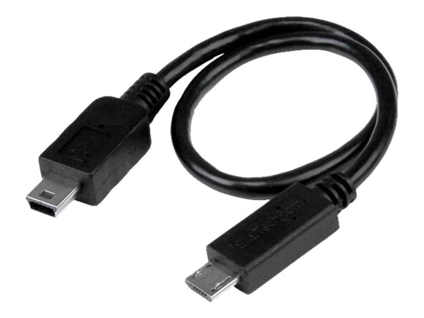 Startech 8in USB OTG Cable Mini USB typ B Hane 5 stifts mikro