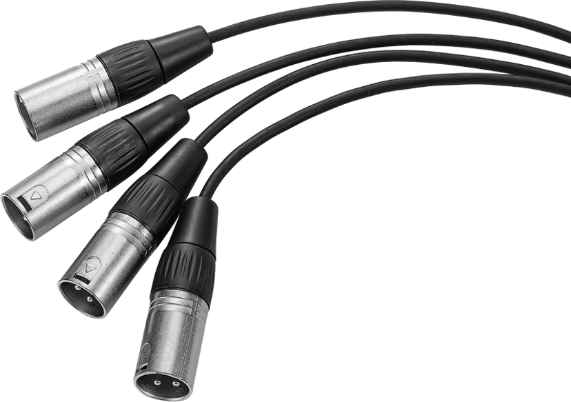 Saramonic Cable Sr-c2020 2 X 3.5Mm Trs M To 4 X Xlr M Cable