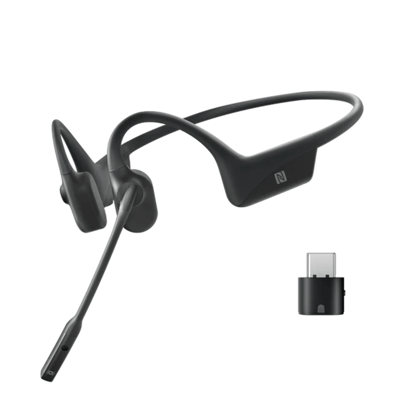 AfterShokz OpenComm UC Headset USB-C via Bluetooth-adapter Stereo