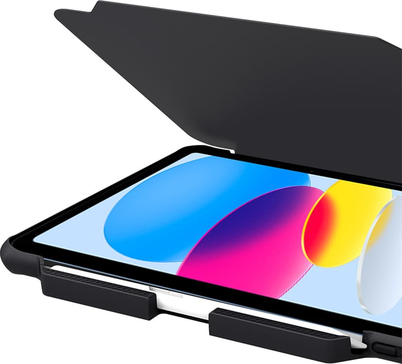 Cirafon Hybrid Solid Folio 10,9 iPad 10.9" 10th gen Musta